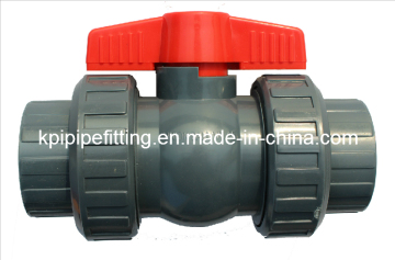 PVC Doulbe Union Ball Valve Threaded Connection
