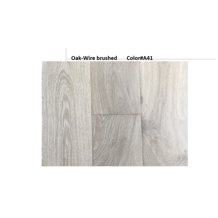 Leichte Eichenholzboden