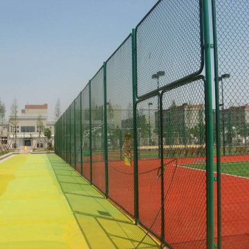 temporary pvc garden chain link fence