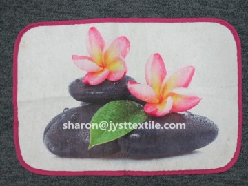 Heat Transfer Printing 100% Microfiber coral fleece Carpets And Rugs