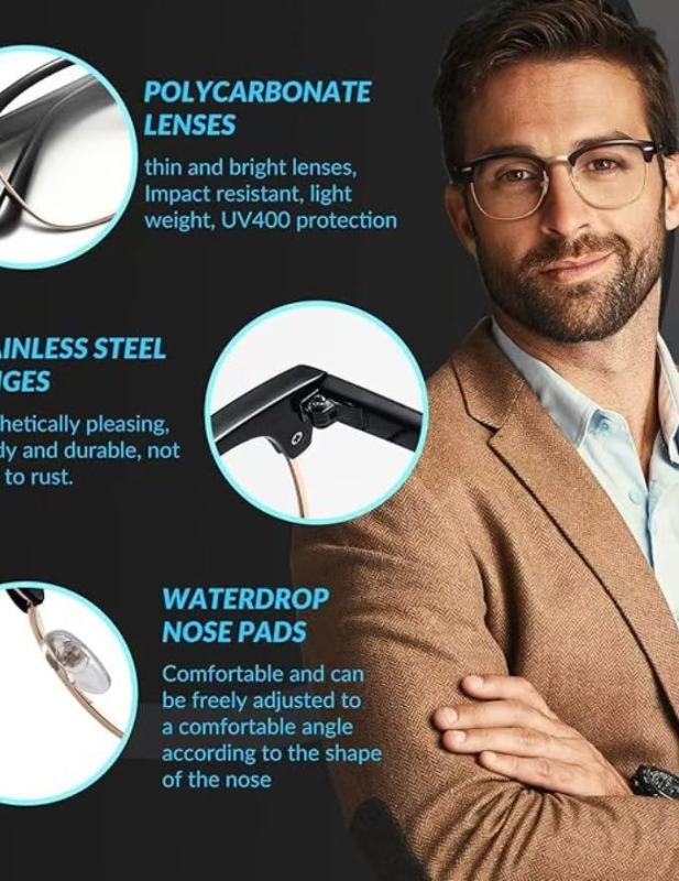 Trendy Half Frame Sunglasses for Fashionable Look