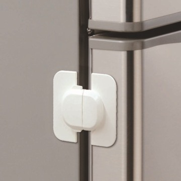 J339 Baby Safety Child Protection Plastic Refrigerator Cabinet Lock