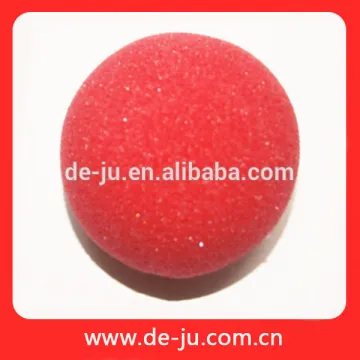Red Round Face Foam Small Ball PU Sponge