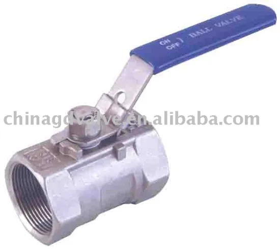 1pc stainless steel ball valve reduced bore
