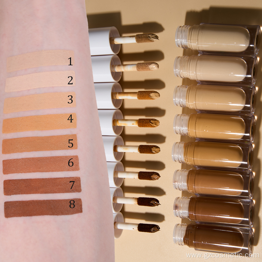 8 Color Liquid Concealer Makeup Custom Private Label Full Coverage Custom Waterproof Foundation Concealer Pen Stick