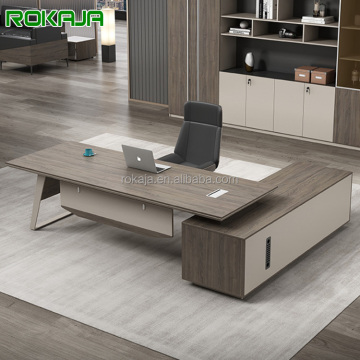 Customize OEM High-End Modern Home Office Furniture - Cable Top Office Desk and Table Set