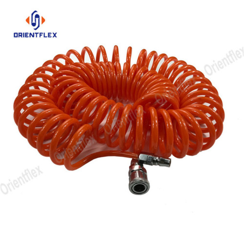 8mm PU air coil hose spiral