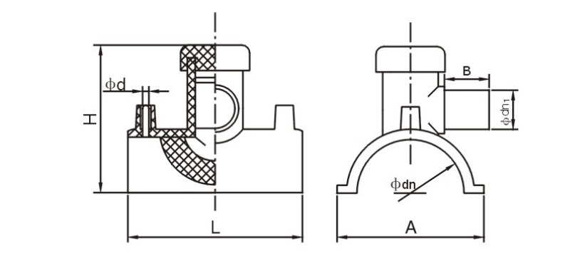 pe tapping saddle