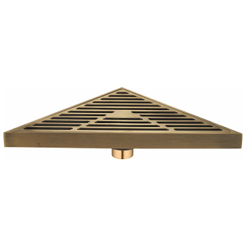 Copper Triangle Shower Drain Filter Floor Drain
