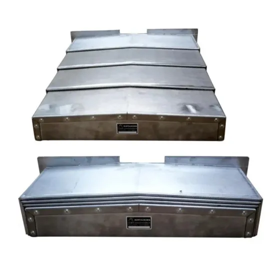 CNC Machinery Tool Equipment Telescopic Shield Steel Bellow Cover
