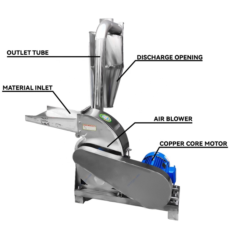 High Quality Automatic Hammer Mill for Grain, Corn, and Rice Husk Crushing