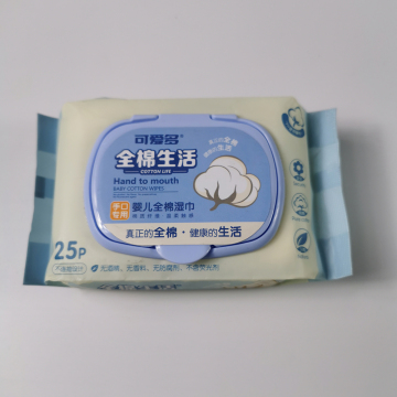 High-Quality Cotton Baby Wipes for Baby's Daily Use