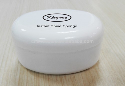 No more stain! Magic sponge shoe shine sponge