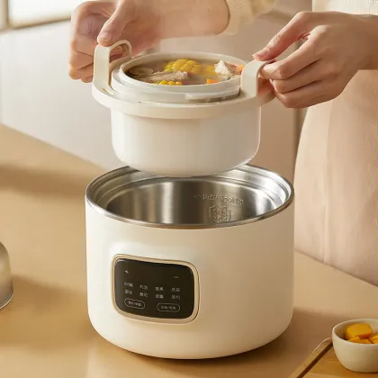 OIDIRE Slow Cooker Nutritious Stew Soup Pot