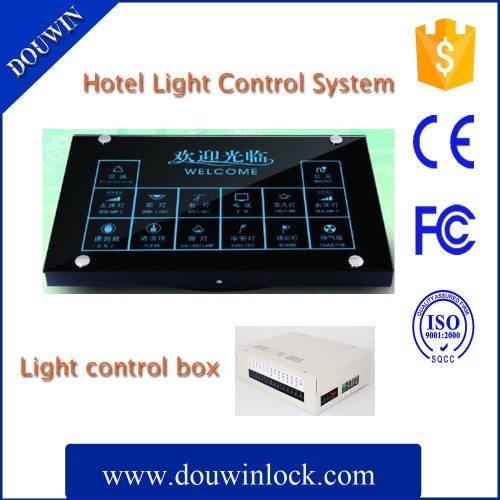 Touch screen convenient hotel guest room control system