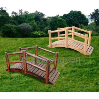 Wooden garden bridge/Wooden bridge/Bridge
