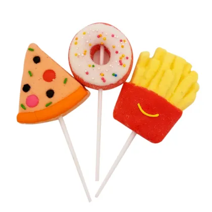 HACCP certified factory direct sale decorated candies and sweets lollipop candy