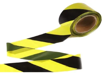 ADHESIVE HAZARD WARNING TAPE, Traffic retractable belt tape with top retractable barrier tape, hazard floor marking pvc caution