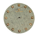 Dial de reloj de piedra rock cubierta de pared para relojes Gemstone