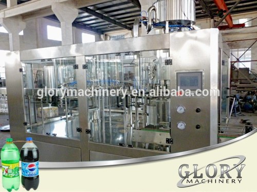 2015 new model automatic filling machinery for carbonated soft drink