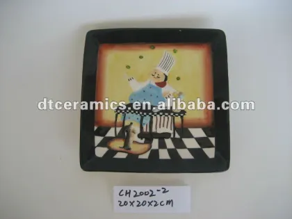 ceramic chef plate