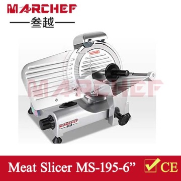 6" 195mm Commercial Blade Dia Frozen Meat Slicer Restaurant Equipment