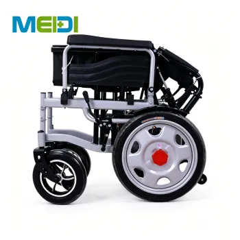 2026 New Arrival Hot Sale Lightweight Aluminum Foldable Electric Wheelchair Portable Mobility for Disabled