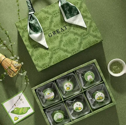 Customizable green packaging box