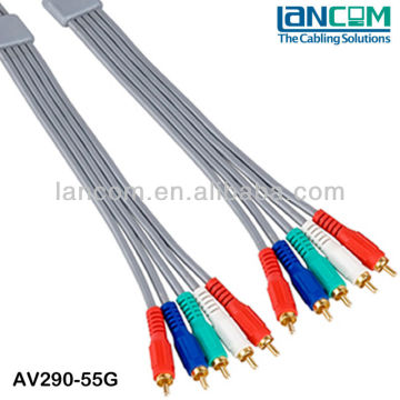 Good Price High Quality 5RCA Cable,M/M,Gold Plated