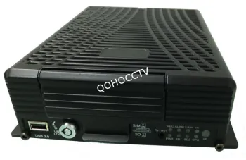 Linux H.264 Hdd Gps Mobile Dvr 4-ch D1 / Hd1 Support Audio Video Output