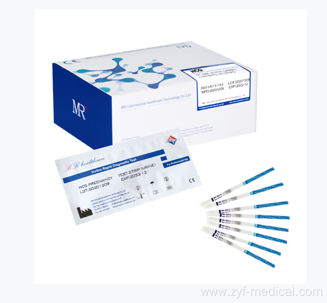 Home use early HCG Pregnancy Rapid Test Strip HCG test card