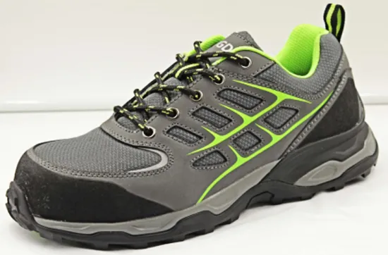 Cheap style KPU genuine leather steel toe shoes