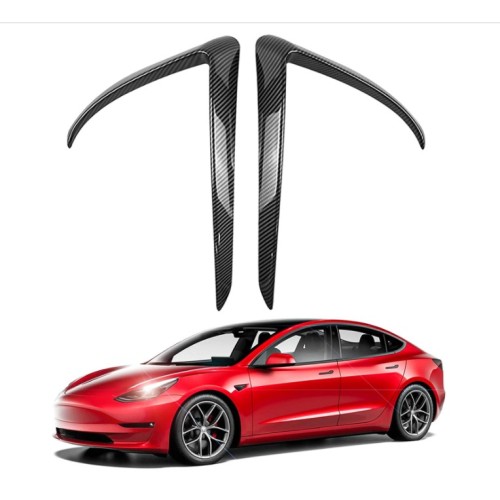 Car Bumper Guard Fog Lamp Frame Blade Trim Spoiler for Tesla Factory