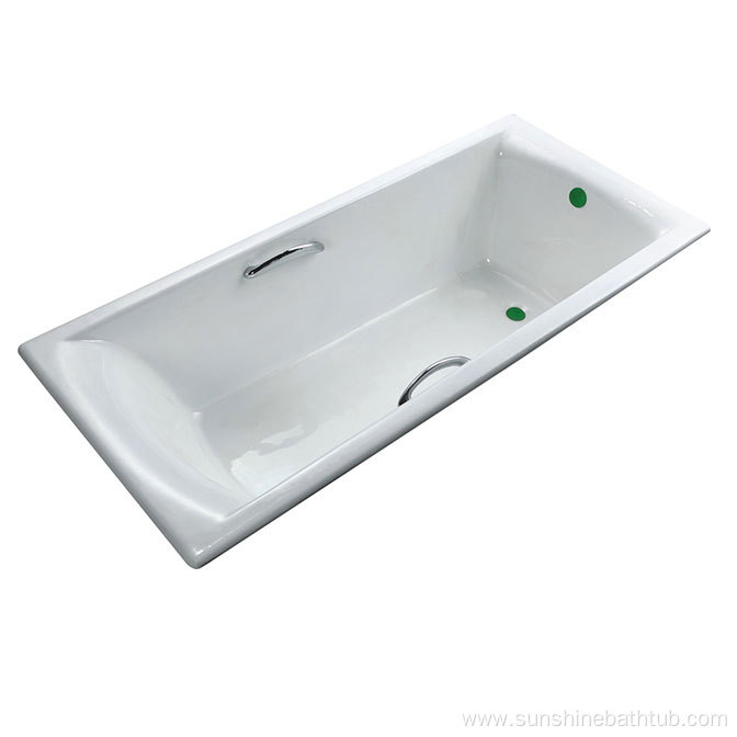 cheap enamel simple cast iron baths