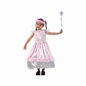 Party Costumes, Reversible Style Princess/Cinderella, Made of 100% Polyester Satin