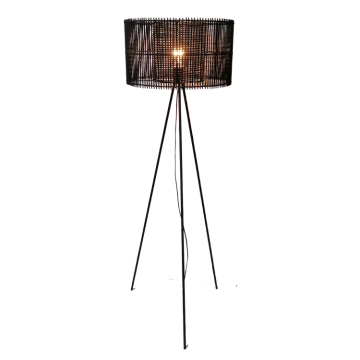 Unique Handmade Rattan Floor Lamp - Wholesale Vintage Warm Light for Living Room Decor