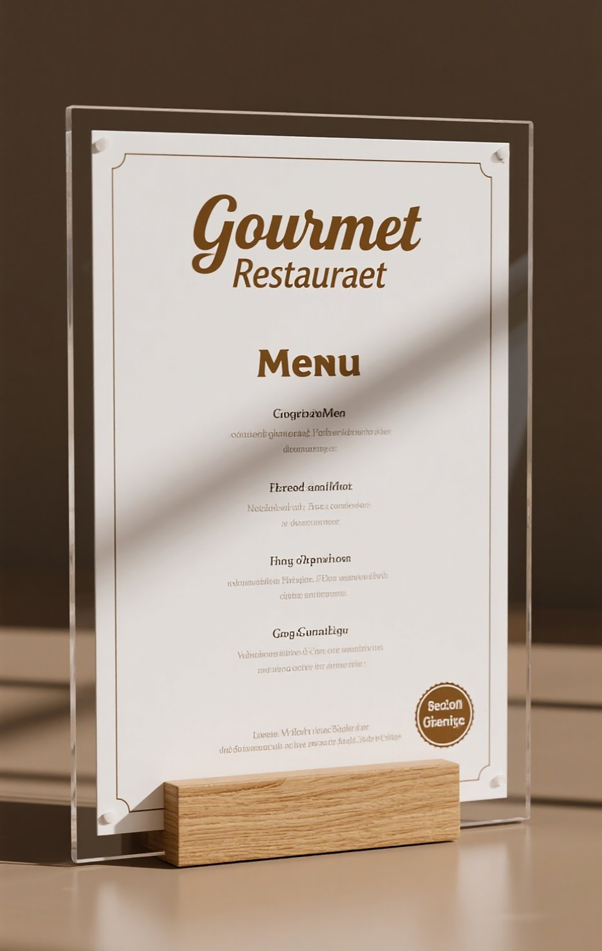 Custom Restaurant Menu Board Design
