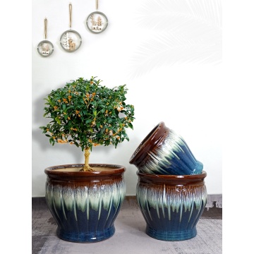 Large Outdoor Ceramic Planters Garden Flower Pots