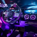 Éclairage d'ambiance intérieur de voiture à fibre optique