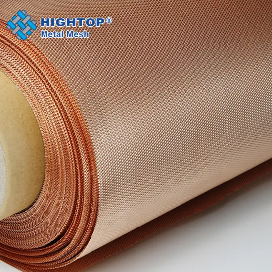 0.05mm Thick Micro-Hole Copper Expanded Metal Mesh Rolls for Gutter Applications