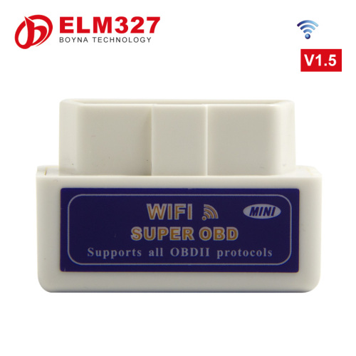 ELM327 Bluetooth V1.5 pour Android Couple OBD 2 Interface OBD2 Scanner  Super MINI ELM 327 Support OBDII Protocoles Lecteur de code 