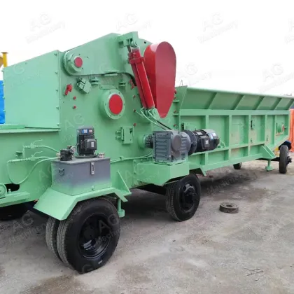 Integrated Wood Breaker Shredder Drum Wood Chipper Machine