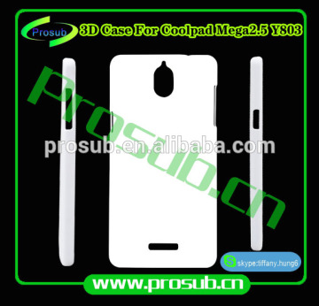 3d sublimaiton heat transfer blank smartphone case cover skin for Prosub-Coolpad Mega 2.5 Y803