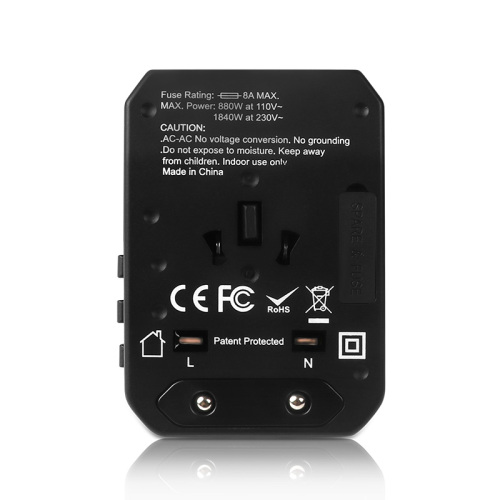 Travel Charger Type-C port and 4 USB