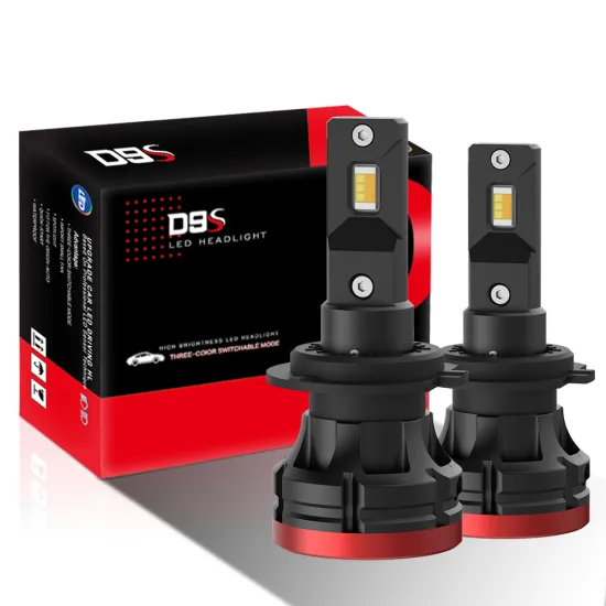 Three Color CANBUS Auto Lighting Systems: High-Power H4/H7 56W LED Car Bulbs with 5200lm Output and D93S Compatibility