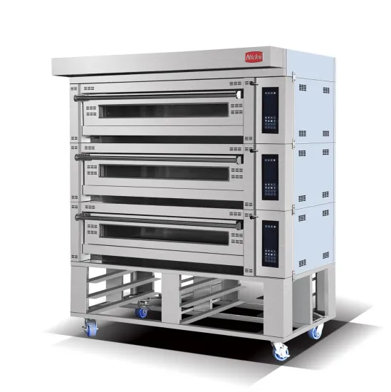 Commercial 3 Deck Oven 12-Tray Gas and Electric Baking Ovens for Sale