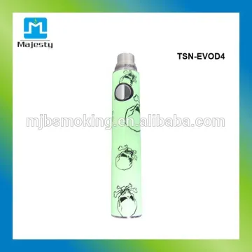 Majesty 2015 luminous battery evod passthrough battery evod electronic cigarette