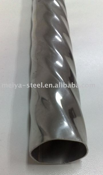 Screwy Stainless Steel Pipes and Tubes for Decoration