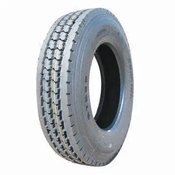 Truck tire with golden pegasus brand