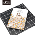 Cuaderno de pegamento de tapa blanda animal paradise